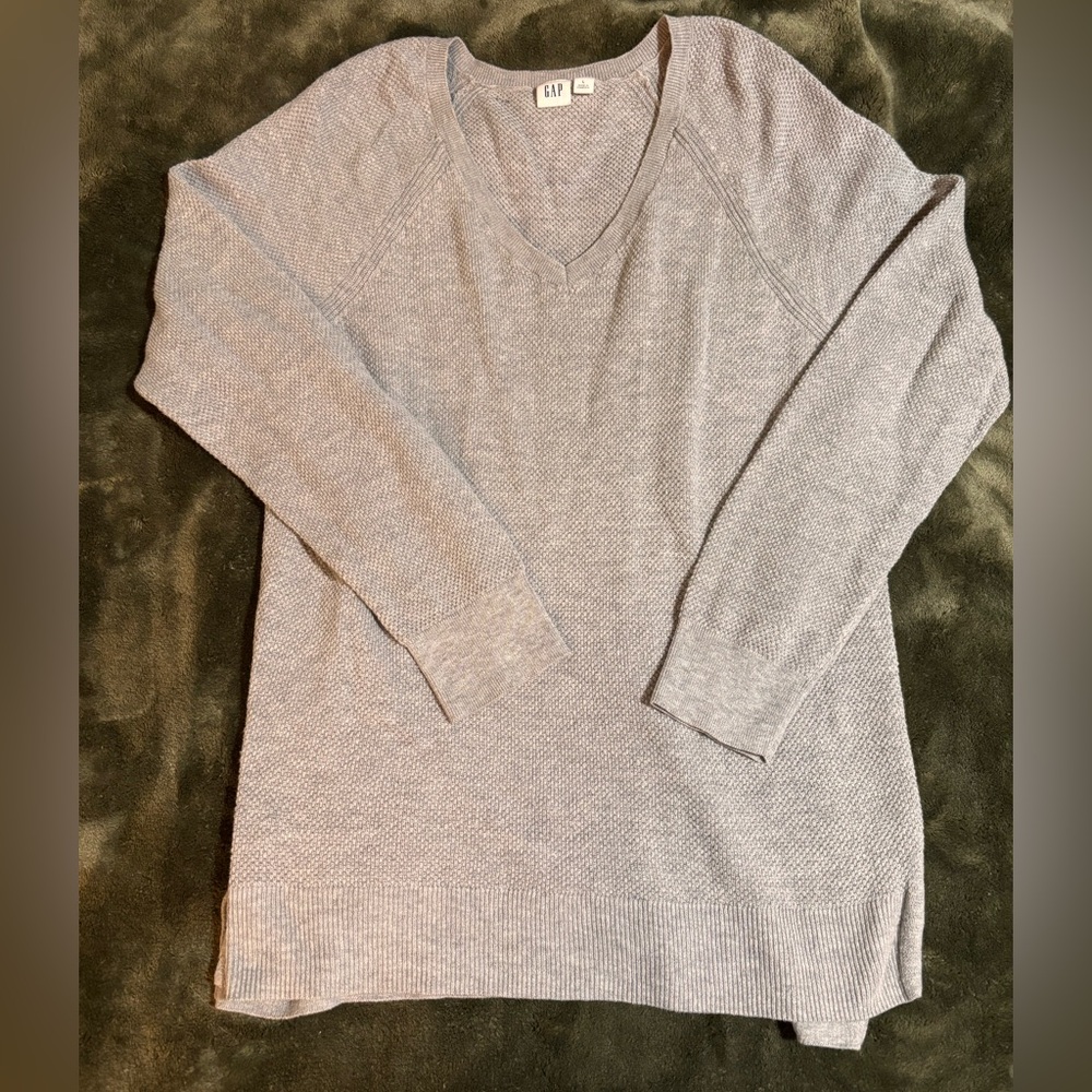 GAP Light Gray Knit Sweater